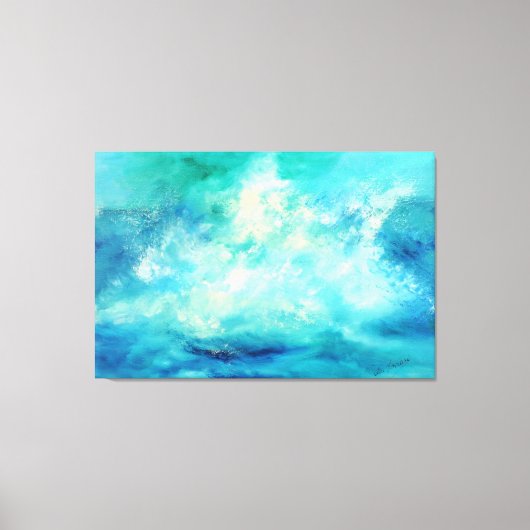 titel: "marina grande" Italiaanse auteur Canvas Afdruk (Voorkant)