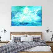 titel: "marina grande" Italiaanse auteur Canvas Afdruk (Insitu (Slaapkamer))