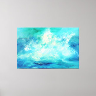 titel: "marina grande" Italiaanse auteur Canvas Afdruk