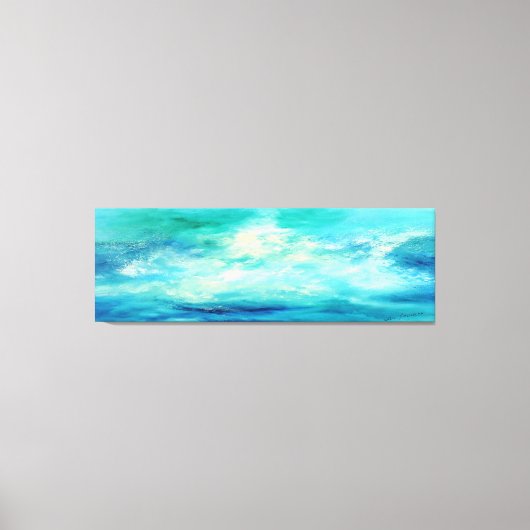 titel: "marina grande" Italiaanse auteur Canvas Afdruk (Voorkant)