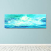 titel: "marina grande" Italiaanse auteur Canvas Afdruk (Insitu (Houten vloer))