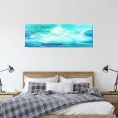 titel: "marina grande" Italiaanse auteur Canvas Afdruk (Insitu (Slaapkamer))