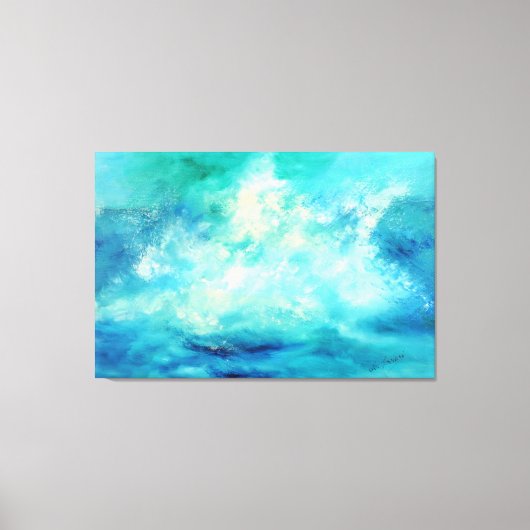 titel: "marina grande" Italiaanse auteur Canvas Afdruk (Voorkant)