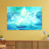 titel: "marina grande" Italiaanse auteur Canvas Afdruk (Insitu (Woonkamer))