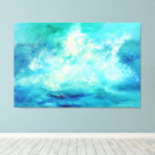 titel: "marina grande" Italiaanse auteur Canvas Afdruk (Insitu (Houten vloer))