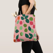 Titel: Minimalistische Pop Art Mini Guava Wallpape Tote Bag (Dichtbij)