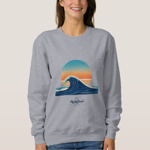 Titel: Montabeach Minimalistische Oceaangolf Logo Trui