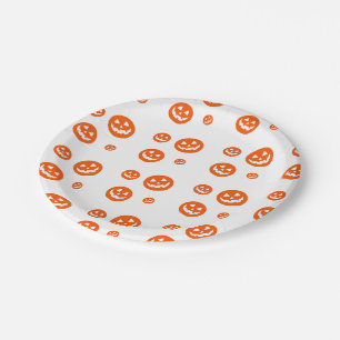 Titel Mooie Griezeld Halloween Papieren Borden Bordje