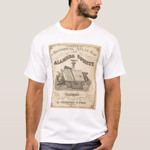 Titel Page Alameda County atlas map T-shirt