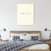 Titel Page American Atlas Canvas Afdruk (Insitu (Slaapkamer))