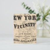 Titel Page Atlas of New York, omgeving Briefkaart (Staand voorkant)