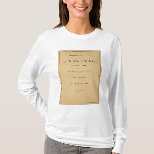 Titel Page Augusta County, Virginia T-shirt (Voorkant)