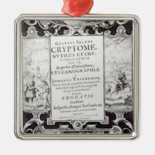 Titel Pagina aan boek 9 Metalen Ornament