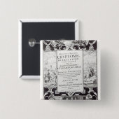 Titel Pagina aan boek 9 Vierkante Button 5,1 Cm (Voorkant /achterkant)