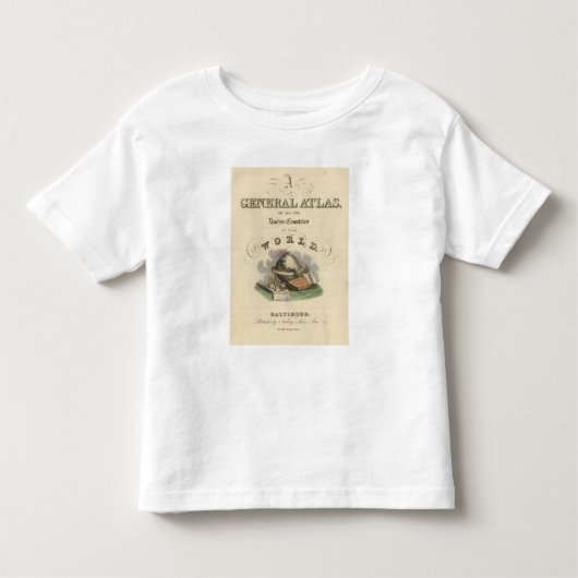 Titel Pagina Algemene atlas van de wereld Kinder Shirts (Voorkant)
