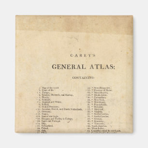 Titel Pagina Algemene atlas van het pakhuis Magneet