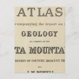 Titel Pagina Atlas bij het verslag Briefkaart