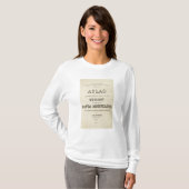 Titel Pagina Atlas bij het verslag T-shirt (Voorkant volledig)