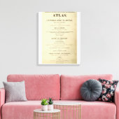 Titel Pagina Complete genealogisch, historisch Canvas Afdruk (Insitu (Woonkamer))