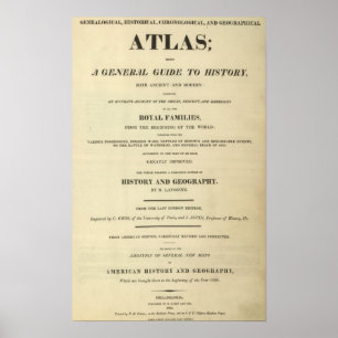 Titel Pagina Complete genealogisch, historisch Poster