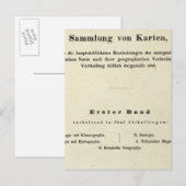 Titel Pagina Dr. Heinrich Berghaus Briefkaart (Voorkant / Achterkant)