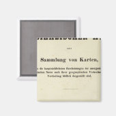 Titel Pagina Dr. Heinrich Berghaus Magneet (Voorkant / Achterkant)