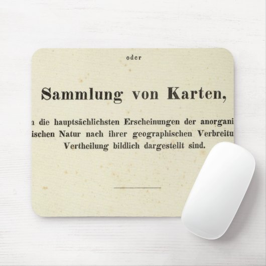 Titel Pagina Dr. Heinrich Berghaus Muismat (Met muis)