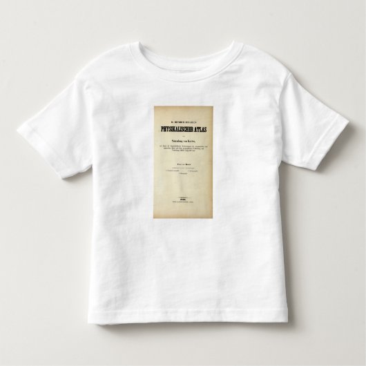 Titel Pagina Fysieke Atlas v 2 Kinder Shirts (Voorkant)