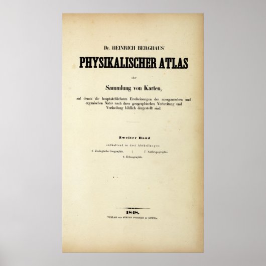 Titel Pagina Fysieke Atlas v 2 Poster (Voorkant)