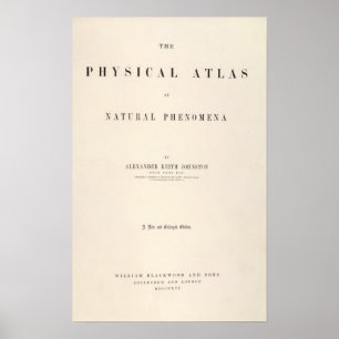 Titel Pagina Fysieke atlas van natuurverschijnsele Poster