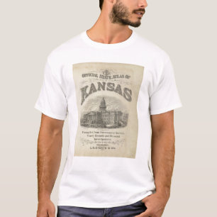 Titel Pagina Kansas Officiële Atlas T-shirt