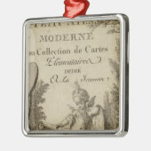 Titel Pagina Kleine moderne atlas Metalen Ornament (Links)