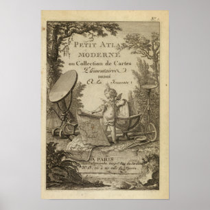 Titel Pagina Kleine moderne atlas Poster