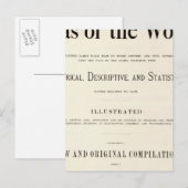 Titel Pagina met geïndexeerde atlas Briefkaart (Voorkant / Achterkant)