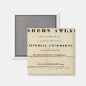 Titel Pagina Modern atlas Magneet (Voorkant / Achterkant)