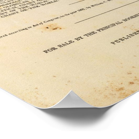 Titel Pagina Modern atlas Poster (Hoek)