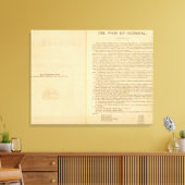 Titel Pagina van 1874 Mexico Atlas Canvas Afdruk (Insitu (Woonkamer))