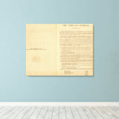 Titel Pagina van 1874 Mexico Atlas Canvas Afdruk (Insitu (Houten vloer))