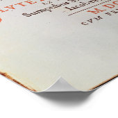 Titel Pagina van "Abbatis Karoli Magni Regis" Poster (Hoek)