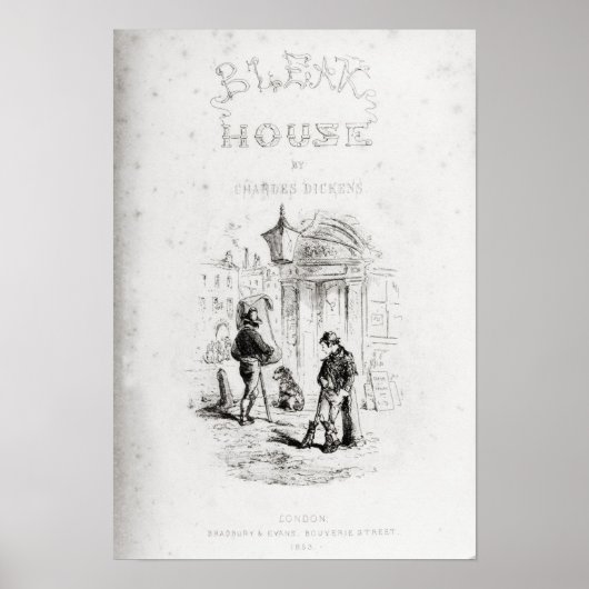 Titel pagina van "Bleak House" Poster (Voorkant)