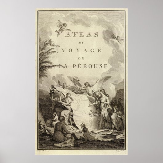 Titel Pagina van de Atlas van Frankrijk Poster (Voorkant)