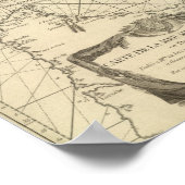 Titel Pagina van de kaart van het mediterrane Zee Poster (Hoek)