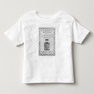 Titel pagina van de "Scherzi Musicali" Kinder Shirts