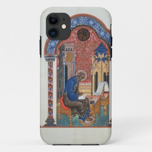 Titel pagina van de vier Gospels van Isaac Birev, Case-Mate iPhone Case (Achterkant)