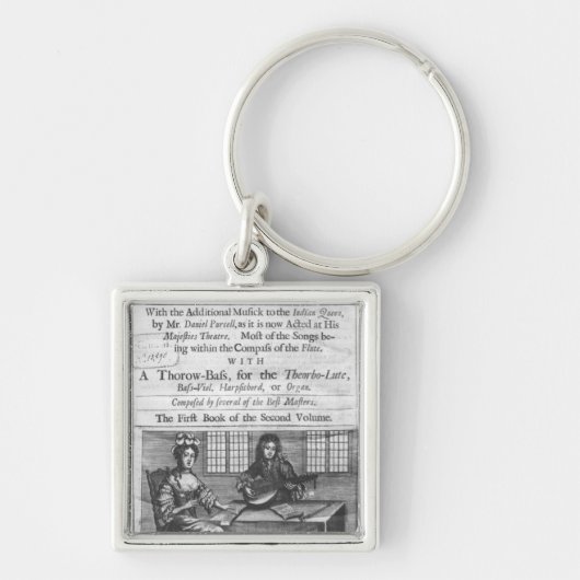 Titel pagina van "Deliciae Musicae" Sleutelhanger (Voorkant)