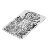 Titel Pagina van "Della Architettura", gepubliceer Magneet (Linkerzijde)