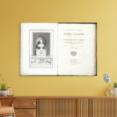 Titel pagina van "Le Fabbriche e i Disegni di Andr Canvas Afdruk (Insitu (Woonkamer))