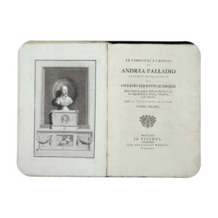 Titel pagina van "Le Fabbriche e i Disegni di Andr Magneet