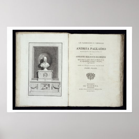 Titel pagina van "Le Fabbriche e i Disegni di Andr Poster (Voorkant)