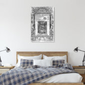 Titel pagina van "Opera Ciceronis", gepubliceerd o Canvas Afdruk (Insitu (Slaapkamer))